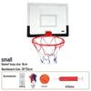 Punch-Free Foldable Wall-Mounted Acrylic Basketball Hoop for Indoor/Outdoor Parent-Child Play