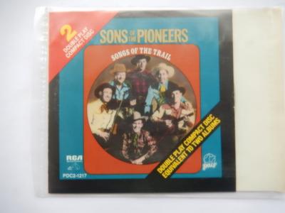 CD SONS OF THE PIONEER - Songs of the Trail PDC21217 BMG MUSIC 1988 Country Americano Usado