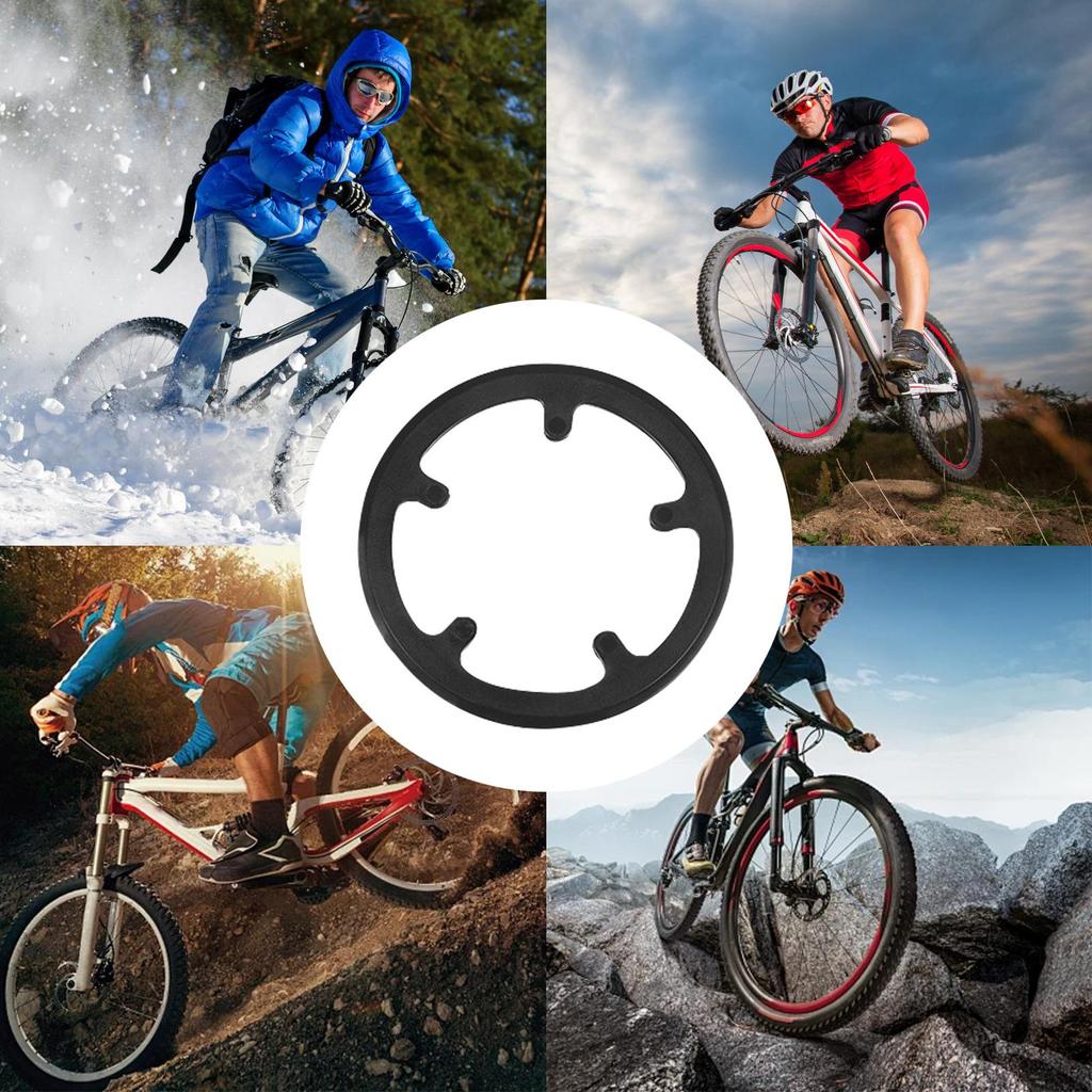 Protezione Corona Bici 40 Denti 5 Fori Robusta Copertura Protettiva per Catena Mountain Bike Protezione Catena Mountain Bike