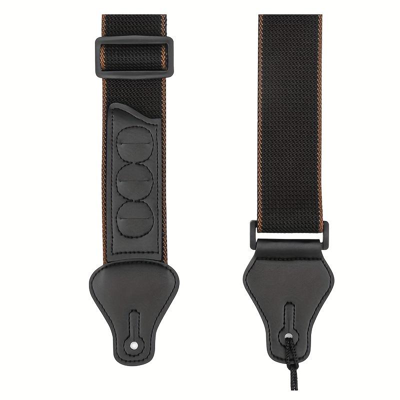 Nylon Electric Guitar Shoulder Strap with Storage - Universal Folk Instrument Accessory