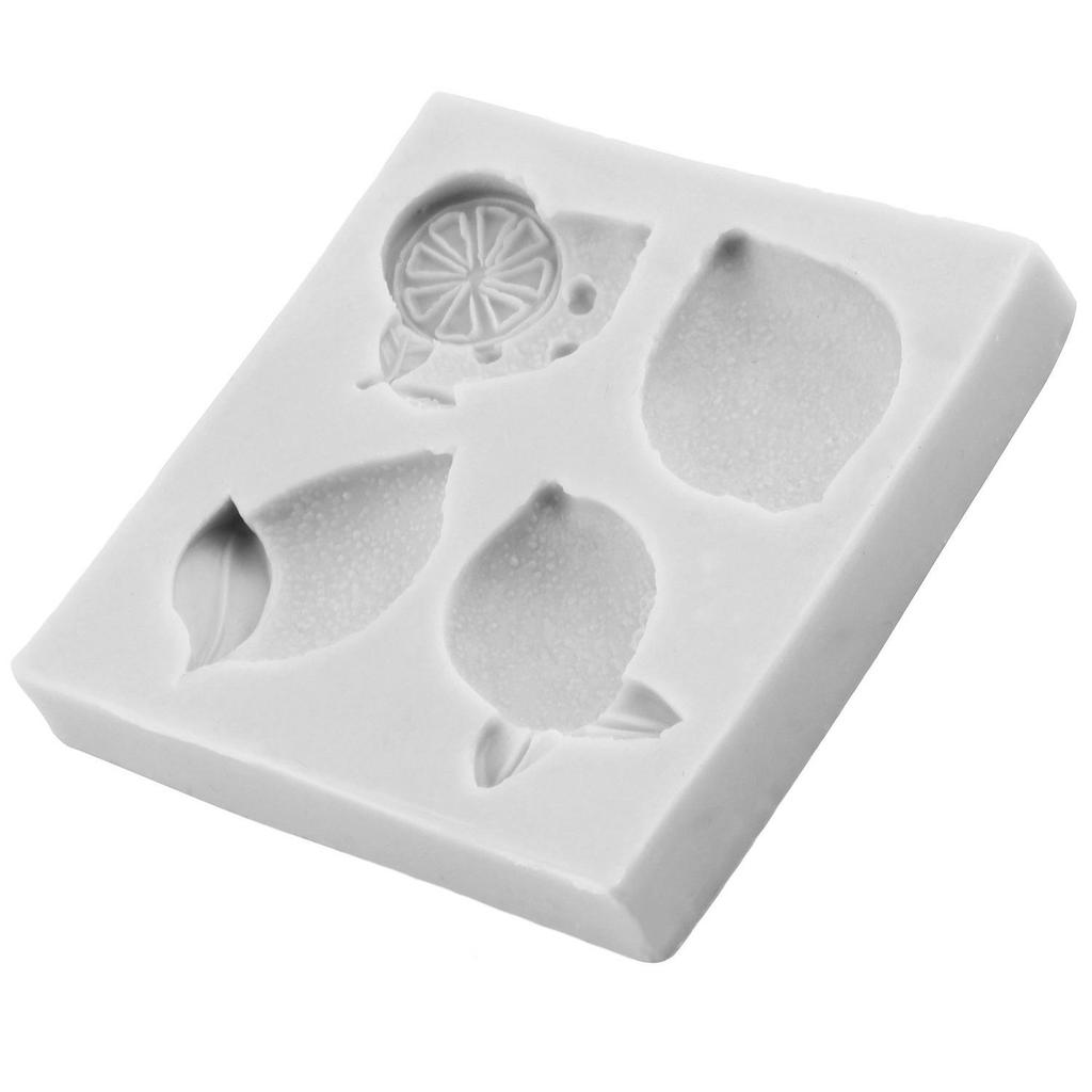 Lemon Silicone Mold Fruit Flower Lemon Slices Orange Fondant Molds Cake Decorating Tools Cupcake Topper Candy Resin Clay Chocolate Gumpaste Mold