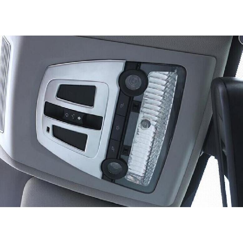 Fit For BMW 7 Series Reading Light Panel Cover Front Lamp Matte Silver 2009-2015