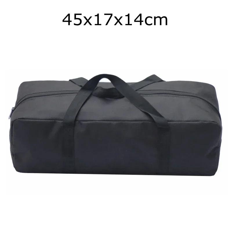 Outdoor Camping Stan Storage Bag 600D Oxford Black Camping Turistika Piknik Nosná taška Rybářský prut Stan Hůl rozšířený a zesílený