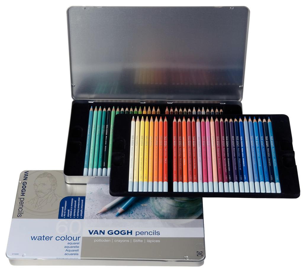 Van Gogh Watercolor 60 Pencils, Colors, T9774-0065
