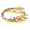 18pcs Colorful Plastic Tube Double Point Knitting Needles Knitting Tool Set Knitting Projects