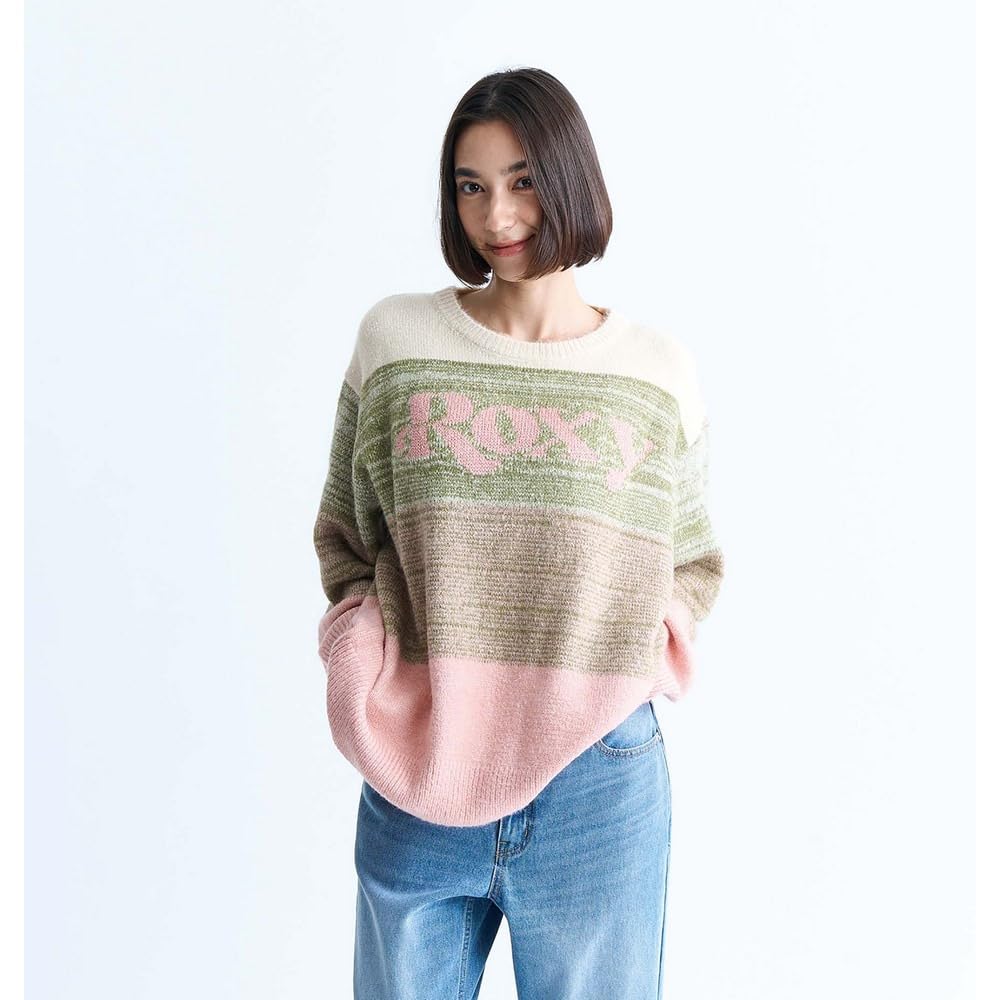 Roxy Regular Fit Crew Neck Pullover Pink Women's Sweater,