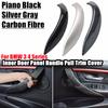 Interior Door Carbon Fiber Color Pull Handle Inside Trim For BMW 3 4 Series F30 F31 F32 F33 F34 F35 F36 F80 F82 F83 2013-2018