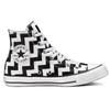 Converse Chuck Taylor All Star Glam Dunk High Top Comfortable Non-Slip Lightweight High Top Espadrilles Women's Black & White