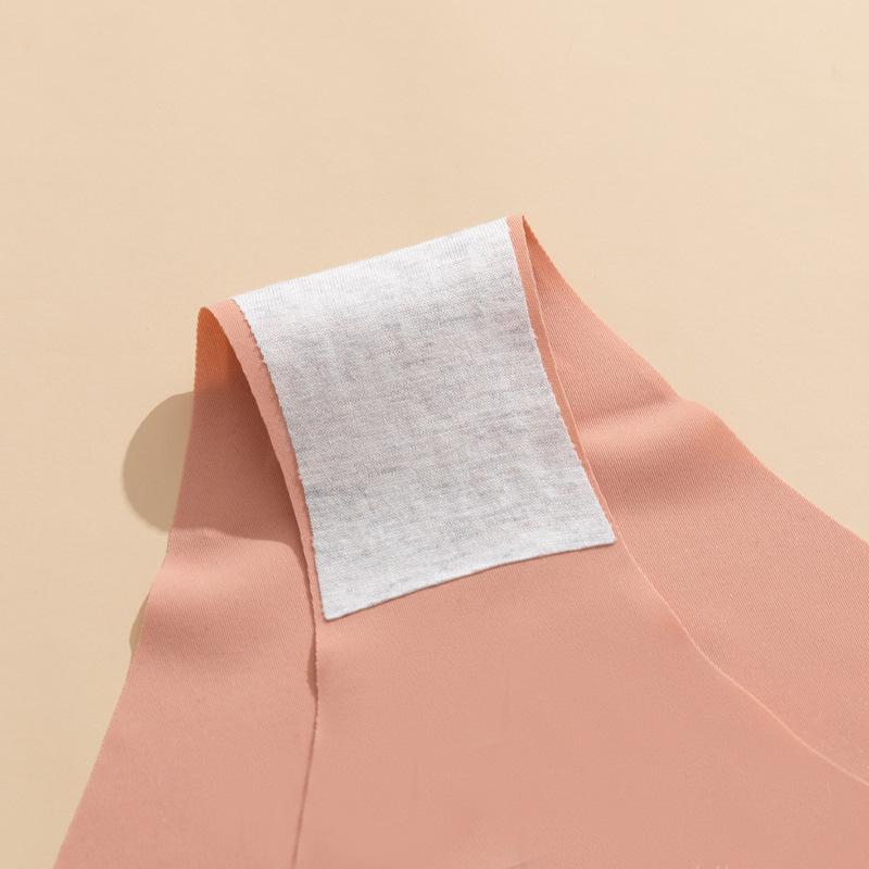 European and American seamless ice silk women's pure cotton file Xiyin light and seamless breathable and comfortable thong