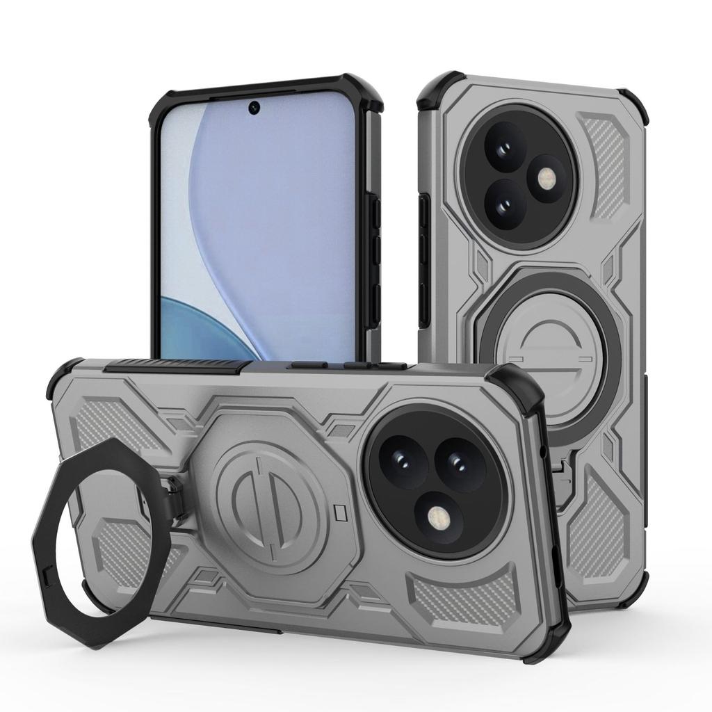 Xiaomi Redmi K80 Ultra Magnetic Ring Case 360° Rotatable [Military-Grade Drop Protection] + Metal Plate for MagSafe Phone Case