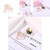 Adorable Anime Cartoon Couple Brooches Unique Animal Design Fashionable Accessories