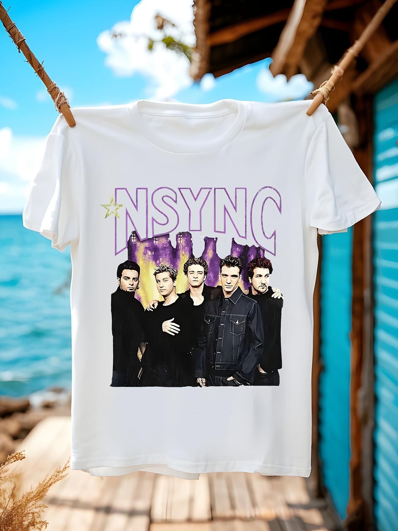 NSYNC Vintage Tshirt Vintage Black Tshirt for MenSoft Cot... S