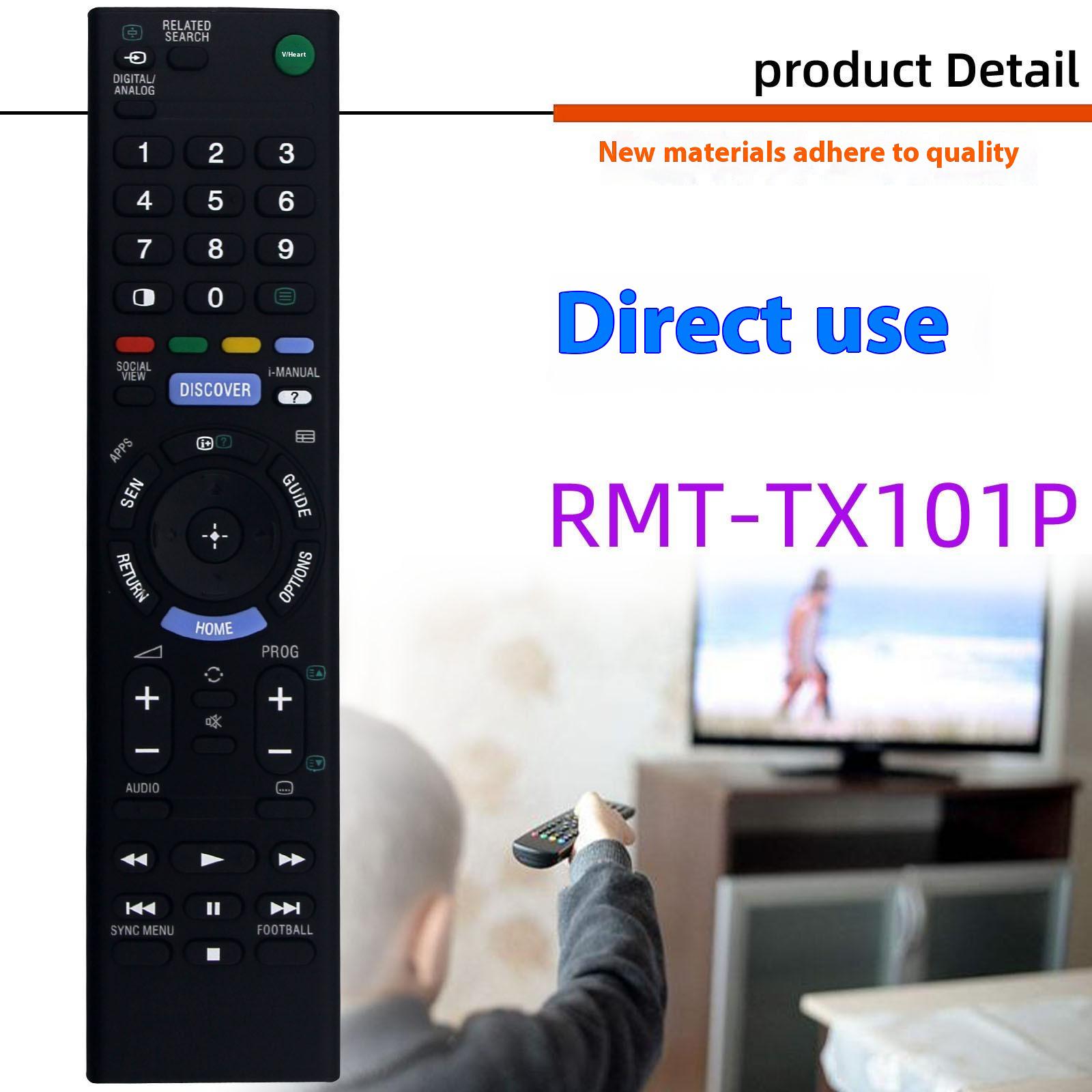 

RMT-TX101P For Sony TV Remote Control Replacement Universal Smart TV Remote Type A