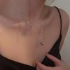 Artistic Personalized Rainbow Pendant Necklace - Women's Fashionable New Style Clavicle Chain