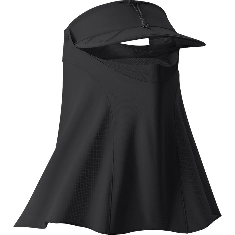 Beneunder Detachable Sun Protection Visor Hat with Face & Neck Mask One Size