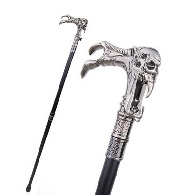 Ghost Skull Head Vycházková hůl Dekorativní Vampire Cospaly Vintage Party Módní vycházková hůl Halloween Crosier 93cm