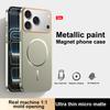 Matte Metallic Paint Wireless Charging Magnetic For Magsafe Case For iPhone 17 16 15 14 13 12 Pro Max Air Shockproof Hard Cover