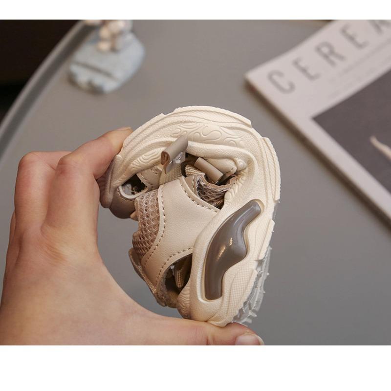 Summer Children's Sports Shoes Casual Boys Sandals Single Net Running Shoes One Pedal Dad Shoes Breathable