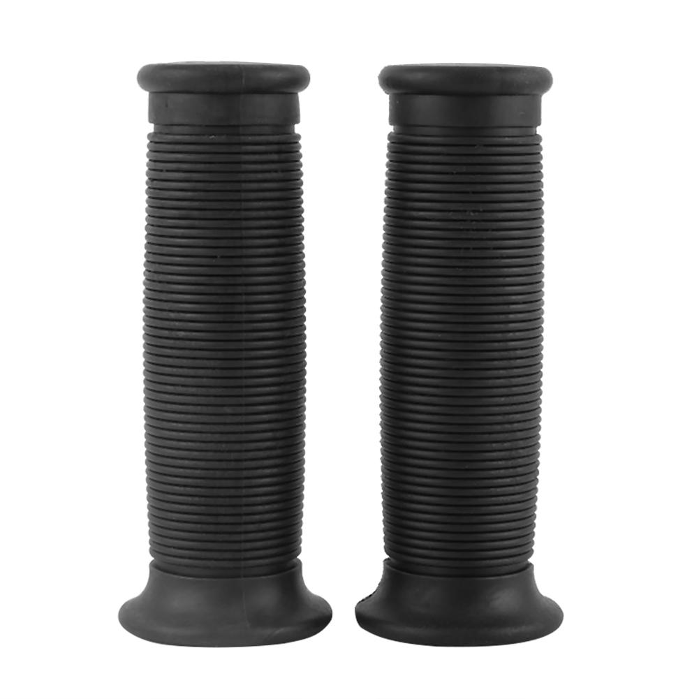 1 Pair of 22mm 25mm Universal Motorcycle Handlebars Vintage Hand Grips Black