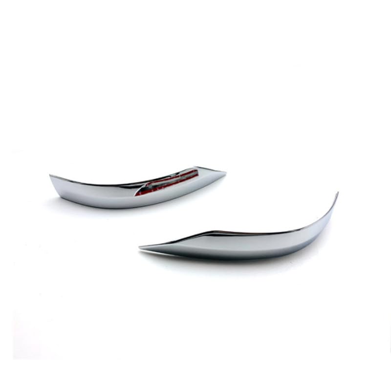 

OKAYOHINN Side Mirror Underline Garnish for Daihatsu New Tanto Custom ABS Finish (LA650S 660S) - 2-Piece Set, Resin, Mirror-Plated (SC-HSY)