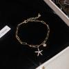 French simple zircon geometric mango bracelet light luxury high-end bracelet fashion exquisite jewelry design sense niche