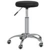 VidaXL Massage Stool Faux Leather Black