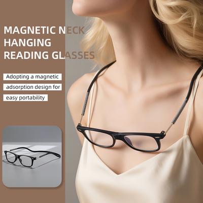 The Neck-hanging Rice Nail Reading Glasses Are Convenient To Carry and Are High-definition and Comfortable for Daily Reading