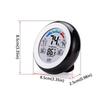Circular Temperature Humidity Meter  Temperature Humidity Tester Alarm Clock  Car Auto