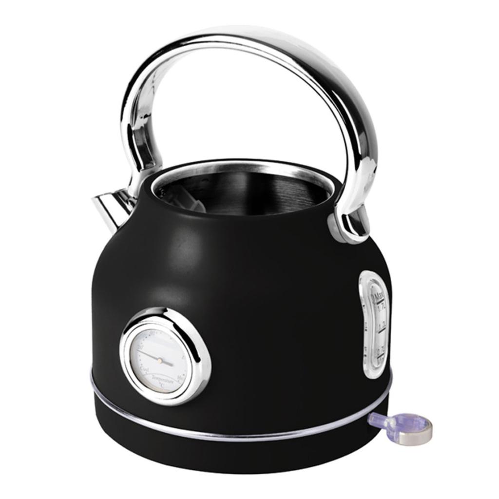 Electric Kettle 1.7L With Thermometer Berlinger Haus Bh-9640 Matte Black