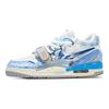 Jordan Legacy 312 Sea Tide Navigation Synthetic Leather Cushioning, Wear Resistant Low top Vintage Basketball Shoes CD7069-141(Team947-)