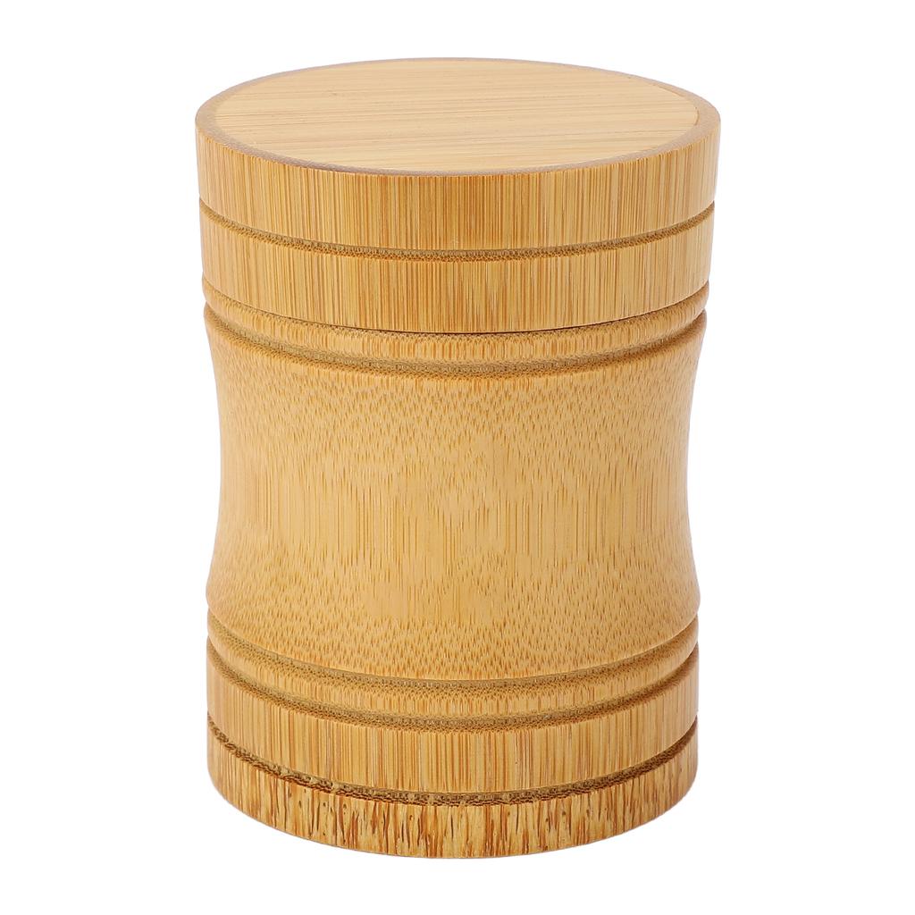 Portable Lightweight Bamboo Tea Jar Storage Holder Container Box
