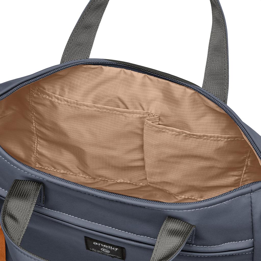 2WAY Tote Bag Shoulder Bag Crossbody Bag A4 STAMP GHM0233 Denim Blue [Anello Grande] Women's