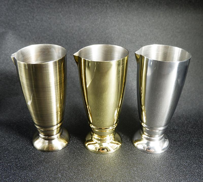 Stainless Steel Spirits/Cocktail Jigger with Fine Beaked Spout for Precise Pouring