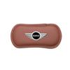 1Pcs Leather Car Pillow Car Knee Pad Elastic Memory Foam Leg Pad For BMW Mini Cooper F54 F55 F56 R56 R60 SONE Roadster Clubman Coupe