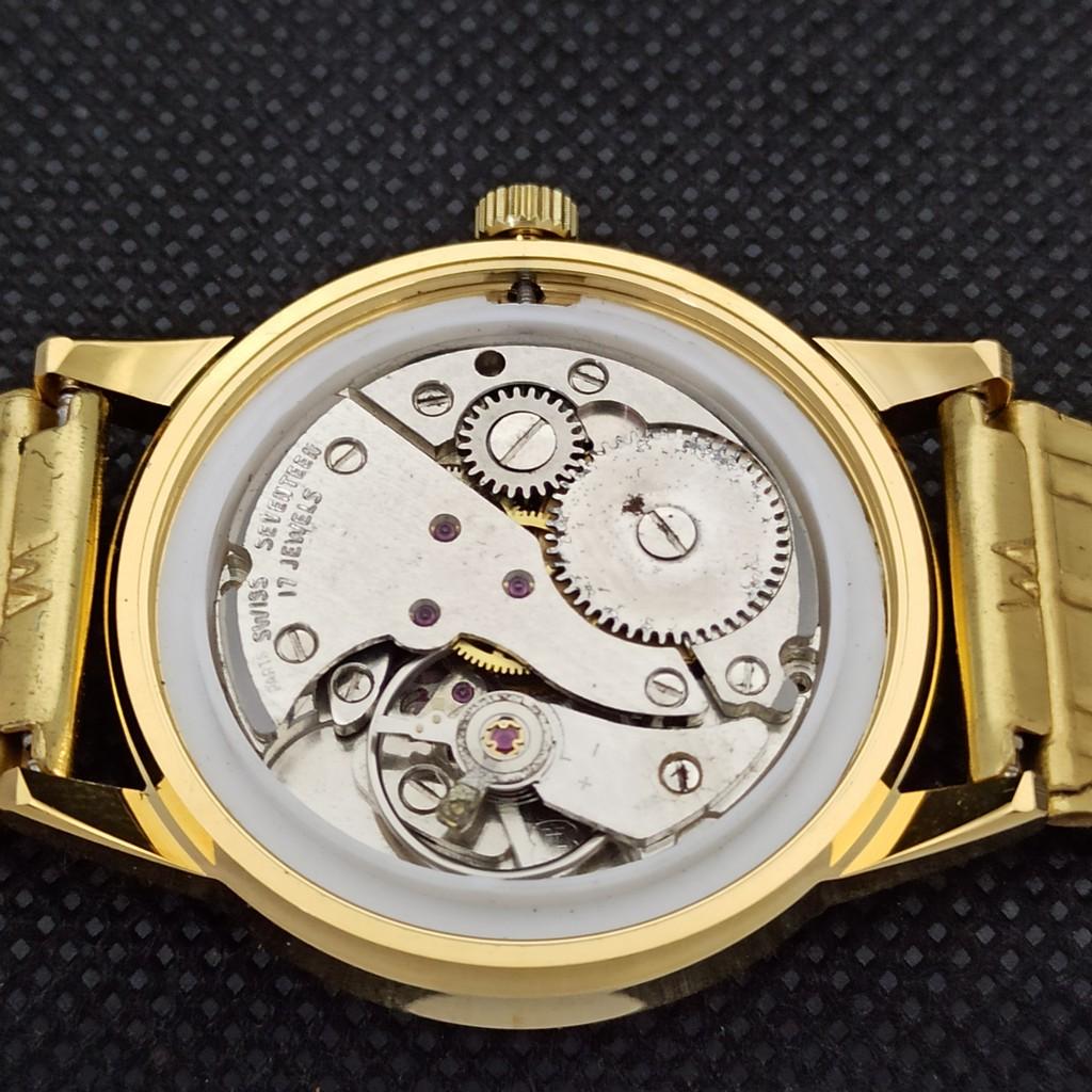 Generalüberholte Vintage-Uhr von Montine of Switzerland, vergoldet, 17 J, A285407-5