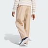 Adidas Originals Logo Print Mid-Rise Elastic Waist Straight Leg Solid Color Casual Pants Men Bottoms Phantom-Beige IR7584