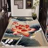Lotus Flower Waterproof Anti-Slip Entry Mat - Crystal Velvet Hallway Runner