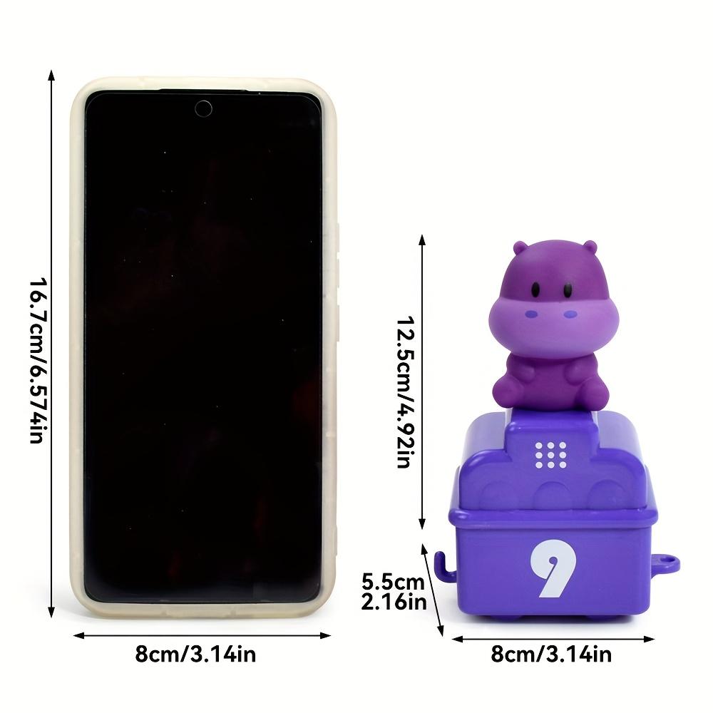 10pcs Animal Themed Farm Train Toys for Youngsters Educational Soft Rubber Learning Toys with Numbered Tracks for Counting,Matching,Counting Playset