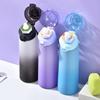 650ML Fruit Flavor Water Cup Leak-Proof with 7 Flavor Pods Fragrance Smelling Water Bottle Portable for Outdoor Sports
