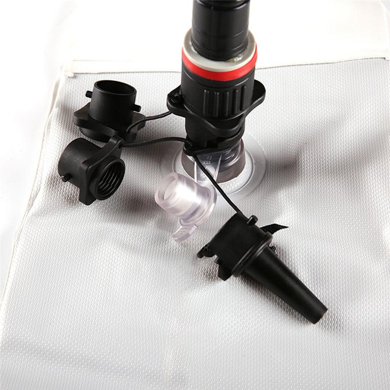 Multifunctional Kayak Air Valve Connector Surfboard Connector Inflatable Conversion Head чёрный