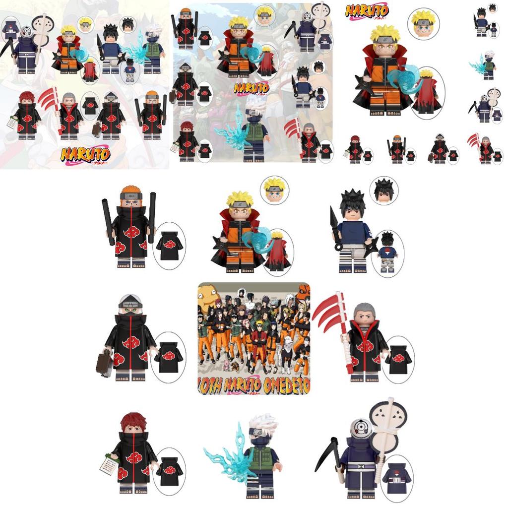 Wm6105 Naruto Series Uchiha Itachi Mini Figure Model Assembly Building Toy