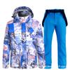Korean Style Winter Ski Suit: Warm, Thickened Set for Men & Women