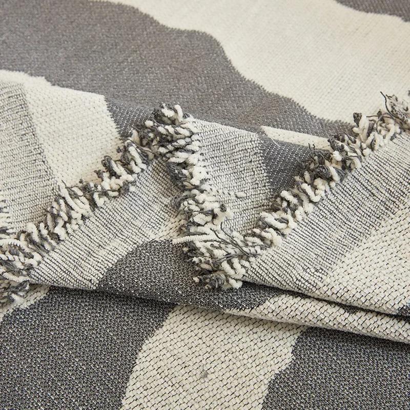 Geometric Printed Sofa Blanket Chenille Dustproof Anti-scratch Sofa Mat for Living Room Multipurpose Furniture Protection Cover
