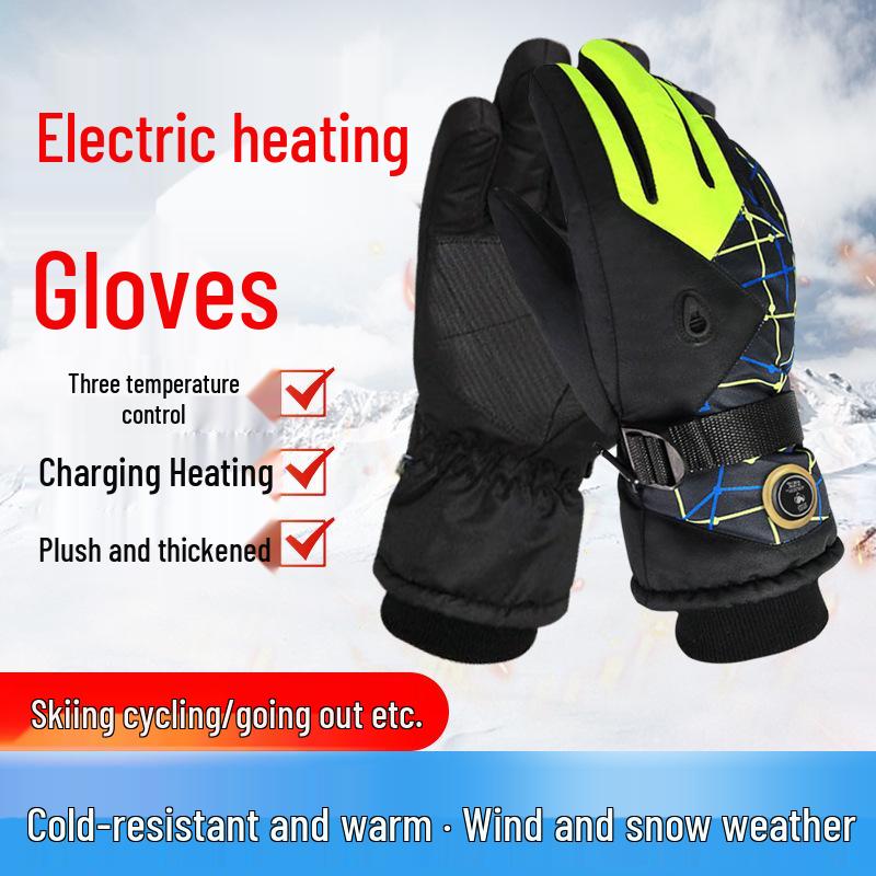 Smart Wireless Heated Gloves for Winter - Adjustable Temperature for Men & Women, Ideal for Cycling & Motorcycling.
