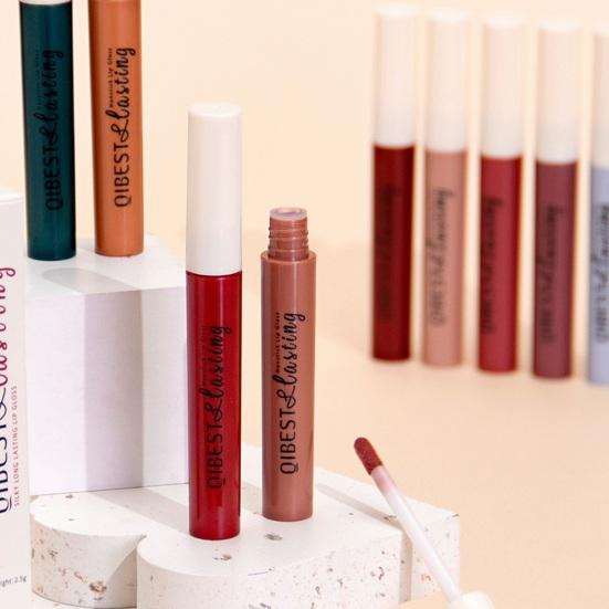 Matte Non-stick Long-lasting Waterproof Smudge Proof Hydrating Highly Pigmented Women Girls Liquid Lip Stick