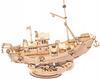 Robotime Wooden Model 3D Puzzle Fishing Vessel Boat Diy