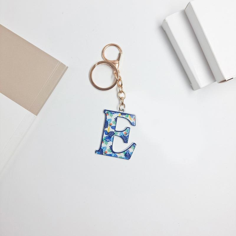 Colorful English Alphabet Keychain & Graduation Gift Accessory