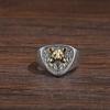 Adjustable Vintage Zodiac Animal Ring Men Women 3D Design Copper Statement Jewelry