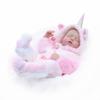 Cloveray Reborn Doll 20 Inch Cute Vinyl Doll with Changeable Clothes Baby Doll Collection Doll Perfect Gift for Christmas, Birthday, New Year