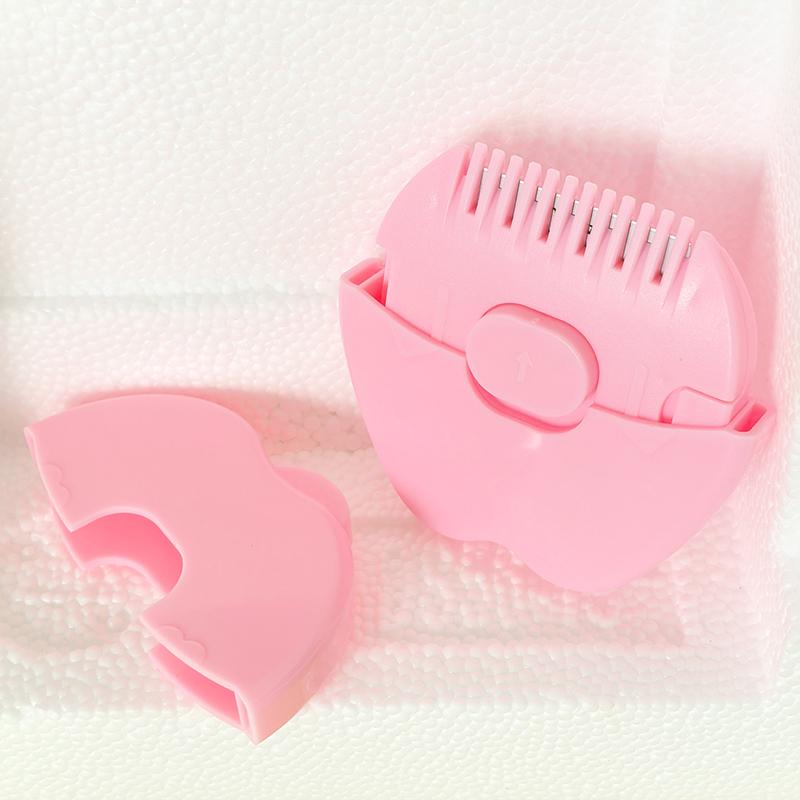2 In 1 Baby Haircut And Hairdressing Comb Trim Bangs And Broken Hair Bangs Trimmer Manual Portable Children'S Hair Clipper